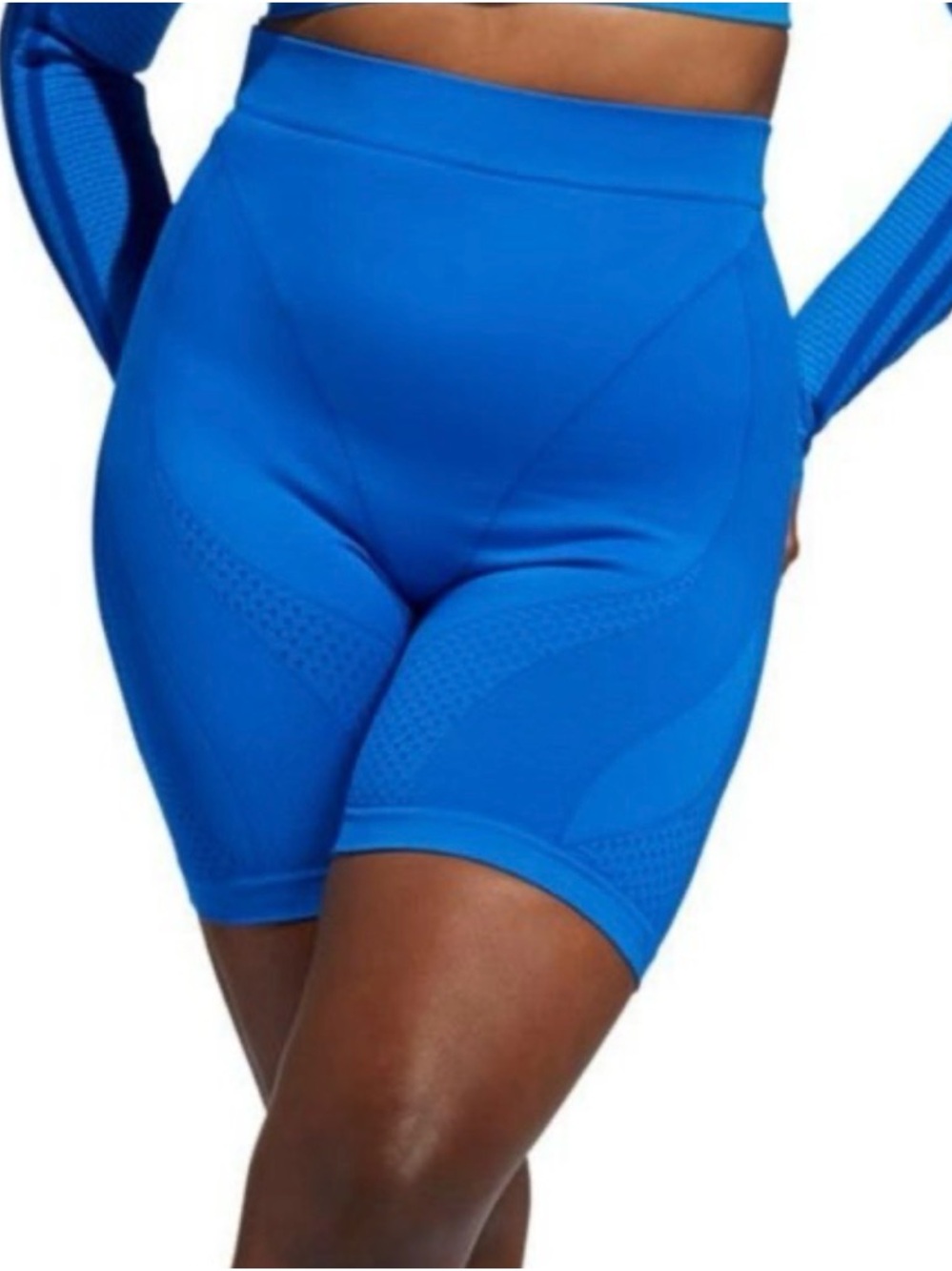 Adidas x Ivy Park NWT blue bike shorts, medium - Picture 1 of 7